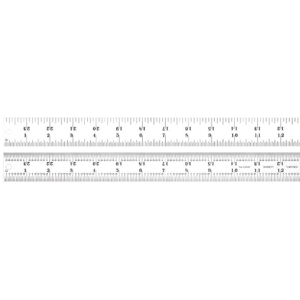 STARRETT C604R-24 Steel Rule Spring Tempered 24 Inch 4r Graduation | AC4HCF 2ZUW4 / 52681