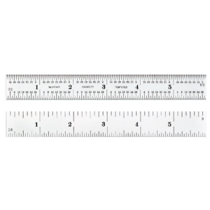 STARRETT C604R-6 Steel Rule Spring Tempered 6 Inch 4r Graduation | AC4HCC 2ZUW1 / 52678