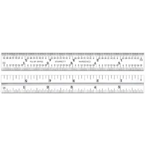 STARRETT CB6-4R 6 Inch Combination Square Blade | AC4HAU 2ZUR6 / 50080