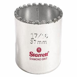 STARRETT KD0176-N Synthetic Diamond Grit Hole Saw, 1-7/16 Inch Size | CU4NMR 44WF16