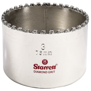 STARRETT KD0300-N 3IN Diamond Grit Holesaw | CU4NNG 26Y621