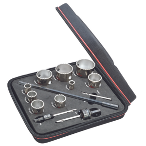 STARRETT KD09041-N Diamond Grit 13 Piece Hole Saw Kit | CU4NQE 44WF85