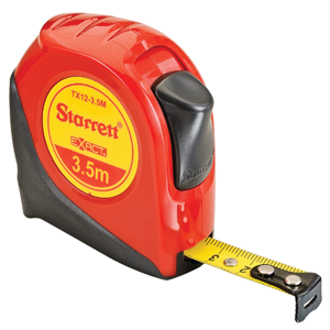 STARRETT KTX12-3.5M-N Tape Measure, 1/2 Inch Sizex 3.5m Metric | CU4PCK 44WG06