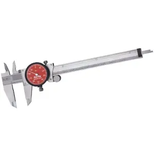 STARRETT R120A-6 Red Dial Caliper | CU4MUV 30A916