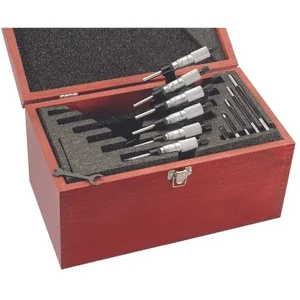 STARRETT S436.1CXRLZ Micrometer Set, 0 to 6 Inch Range, 0.001 Inch Graduations | AC4GWU 2ZUA8 / 68044