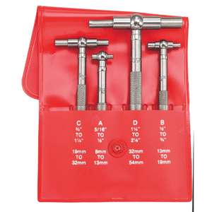 STARRETT S579GZ Telescoping Gage Set 4 Piece 2.375 Inch D | AC4HHK 2ZVC3 / 52616