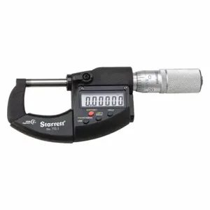 STARRETT S733.1BXFLZ Digital Outside Micrometers, 0 Inch To 6 In/0 mm To 150 mm Range | CQ9CNM 60KC78