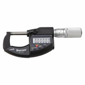 STARRETT S733.1CXFLZ Digital Outside Micrometers, 0 Inch To 6 In/0 mm To 150 mm Range, Inch/Metric | CQ9CNN 60KC79