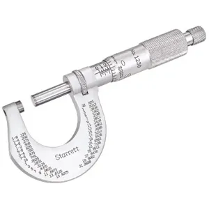 STARRETT T1230XRL Micrometer Outside | CU4NWR 30A451