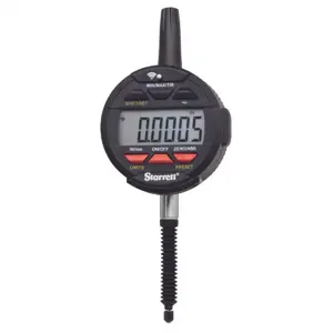 STARRETT W2900-5-1 Wireless Digital Indicator, 0 Inch to 1 in/0 mm to 25.00 mm Range, IP67 | CQ8XTX 783RD5