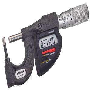 STARRETT W769.1AXFL Wireless Digital Tube Micrometer, Digital, 0 Inch to 1 in/0 mm to 25 mm Range | CU4PGF 783RA6