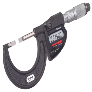 STARRETT W786.1P-1 Wireless Digital Blade Micrometer, Digital, 0 Inch to 1 in/0 mm to 25.4 mm Range | CU4PFL 783RA8