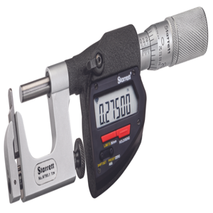 STARRETT W790.1AFL-1 Wireless Digital Multi Anvil Micrometer, Digital, 0 Inch to 1 in/0 mm to 25 mm Range | CU4PGD 783RC2