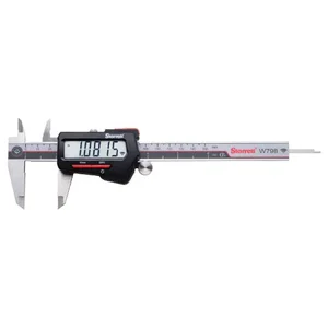 STARRETT W798B-6/150 Wireless Digital Caliper, 0 Inch to 6 in/0 to 150 mm Range, IP67 | CU4NEF 783RD1