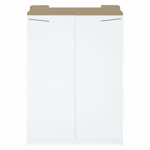 STAYFLATS RM12SFW Mailer Envelopes, 20 Inch Size x 27 in, 0.028 Inch Size Material Thick, White, 50 PK | CU4PMF 56JJ62