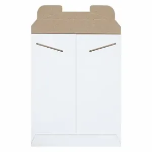 STAYFLATS RM2W Mailer Envelopes, 9 Inch Size x 11 1/2 in, 0.028 Inch Size Material Thick, White, 100 PK | CU4PMR 56JJ55