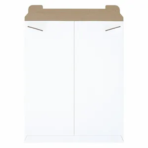 STAYFLATS RM7W Mailer Envelopes, 17 Inch Size x 21 in, 0.028 Inch Size Material Thick, White, 100 PK | CU4PMB 56JJ60