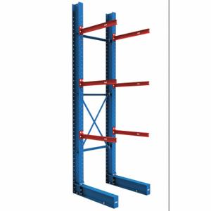STEEL KING IBCSS144048S Cantilever Rack, Add-On Unit, 48 Inch x 8 Inch x 144 in, Straight Arm, 1 Usable Sides | CU4PQL 60TC73