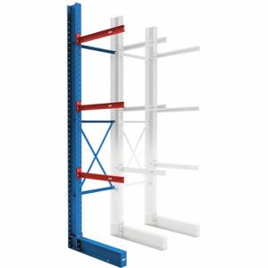 STEEL KING IBCSS144048A Cantilever Rack, Add-On Unit, 48 Inch x 8 Inch x 144 in, Straight Arm, 1 Usable Sides | CU4PQM 60TC72