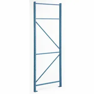 STEEL KING RTFBP042192F01PB Pallet Rack UprigHeight, Teardrop, 192 Inch OverallHeight, 3 Inch x 42 Inch, Blue | CU4PXY 60TC82