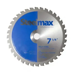 STEELMAX SM-BL-07-5 Tct Blade Mild Steel, 7-1/4 Inch | CU4PYT 198P76