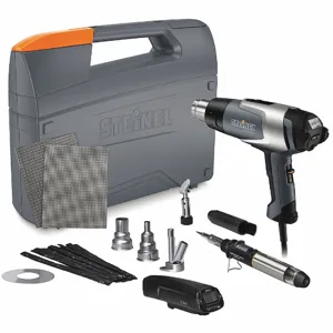 STEINEL HG2320KITw/scan Heat Gun Kit, Pistol-Grip, Surface Temp Control, 120 VAC, Two-Prong, 120 Deg F to 1 | CU4PZV 406P81