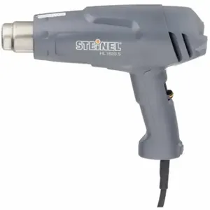 STEINEL HL1620S Heat Gun, Pistol-Grip, 120 VAC, Two-Prong, 572 Deg F to 932 Deg F, 8.5 cfm Air Volume | CU4PZY 406P80