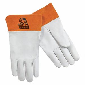 STEINER 0218-L TIG Welding Gloves, Short Cuff, L, PR1, Straight Thumb, Safety Cuff, Premium Kidsk Inch | CU4QZZ 62XU69