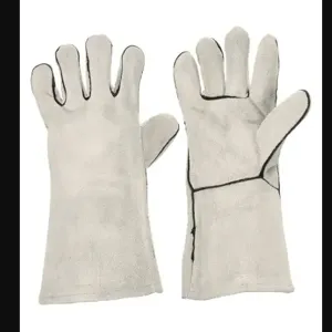 STEINER 02209-L Welding Gloves, Wing Thumb, Cowhide, L Glove Size, Stick, 1 PR | CU4QWQ 3TCC6