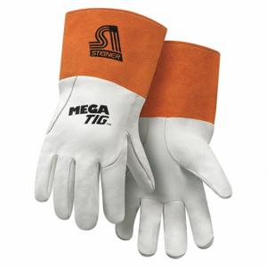 STEINER 0230-L TIG Welding Gloves, Foam Lined, L, PR1, Straight Thumb, Gauntlet Cuff, Premium Kidsk Inch | CU4QZJ 62XU86