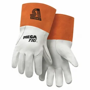 STEINER 0230-X TIG Welding Gloves, Foam Lined, XL, PR1, Straight Thumb, Gauntlet Cuff, Premium Kidsk Inch | CU4QZM 62XU89