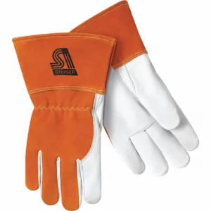 STEINER 0232-2X MIG Welding Gloves, Long Cuff, Size 2XL, PR1, Straight Thumb, Gauntlet Cuff, Premium | CU4QUV 62XV12