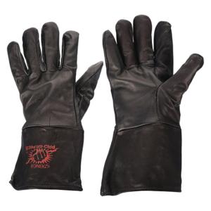 STEINER 0266-X Welding Gloves, Straight Thumb, Gauntlet Cuff, Premium, Black Kidsk Inch, XL Glove Size | CU4QWH 4AZH2
