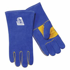 STEINER 2519B-X Cowhide, Stick Welding Gloves, Xl, Pr1, Wing Thumb, Gauntlet Cuff, Premium | CU4QTY 62XU57