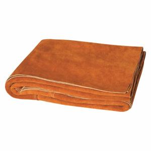 STEINER 321-3X4 Welding Blanket, Leather, 3 ft Width, 4 ft Length, Orange, 3 oz/sq yd Material Wt | CU4QQN 54TA48