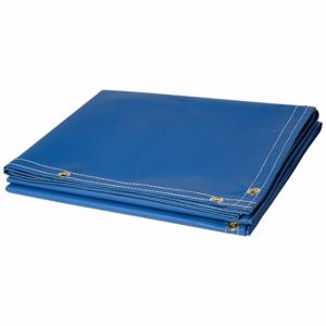 STEINER 335-6X8 Welding Curta Inch, vinyllaminiertes Polyester, 6 Fuß Höhe, 8 Fuß Breite, Blau | CU4RDP 797PF7
