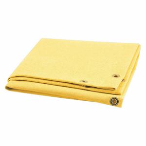 STEINER 364-8X8 Welding Blanket, Acrylic-Coated Fiberglass, 8 ft Width, 8 ft Length, Yellow | CU4QQD 54TA64