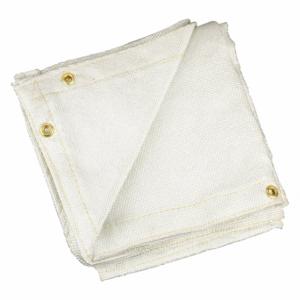 STEINER 367-6X8 Welding Blanket, Uncoated Fiberglass, 6 ft Width, 8 ft Length, White | CU4QRW 1H171