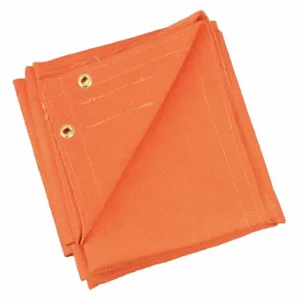 STEINER 369-6X6 Welding Blanket, Uncoated Fiberglass, 6 ft Width, 6 ft Length, Orange | CU4QQZ 29PF49