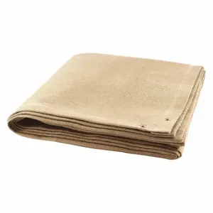 STEINER 387-6X6 Welding Blanket, Vermiculite-Coated Fiberglass, 6 ft Width, 6 ft Length, Tan | CU4QRK 54TA70