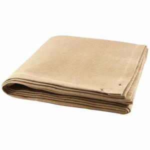 STEINER 387-8X8 Welding Blanket, Vermiculite-Coated Fiberglass, 8 ft Width, 8 ft Length, Tan | CU4QRN 797PE7