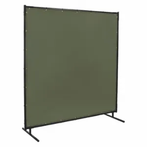 STEINER 501-6X6 Welding Screen, Cotton Duck, 6 ft Height, 6 ft Width, Olive Green, 3/4 Inch Size Frame | CU4QXD 3T969