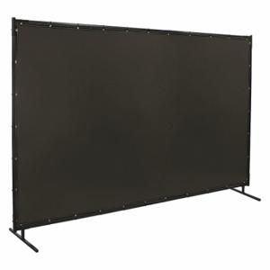 STEINER 532-6X10 Schweißschirm, Vinyl, 6 Fuß Höhe, 10 Fuß Breite, Grau, 3/4 Zoll großer Rahmen, Grau | CU4QXR 29PF42