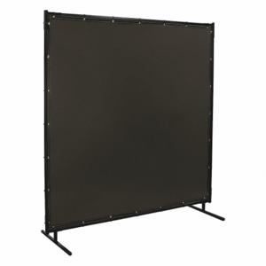 STEINER 532-4X6 Welding Screen, Vinyl, 4 ft Height, 6 ft Width, Gray, 3/4 Inch Size Frame, Gray | CU4QXH 5UZ20