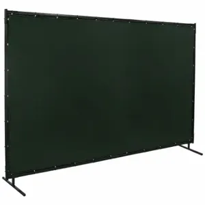 STEINER 533-6X10 Welding Screens, Vinyl, 6 ft Height, 10 ft Width, Green, 3/4 Inch Size Frame, Green | CU4RAQ 797PH7