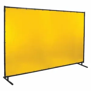 STEINER 534HD-6X10 Welding Screen, Vinyl, 6 ft Height, 10 ft Width, Yellow, 1 Inch Size Frame, Yellow | CU4QXX 29PF44