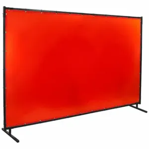 STEINER 548HD-6X10 Welding Screens, Vinyl, 6 ft Height, 10 ft Width, Orange, 1 Inch Size Frame, Orange | CU4QZB 797PG6