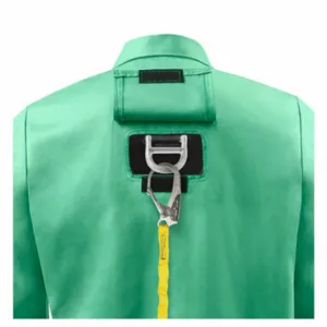 Steiner Industries 1030DR-M FR Welding Jackets, Mens, Cotton, Green, Snap, 2 Total Pockets, M | CU4QEH 793P30