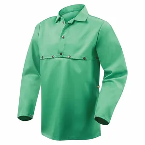 STEINER 1033-L Cotton Cape Sleeves, Flame Resist, Green, L, L, Green | CU4QAD 62XT85