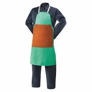 Steiner Industries 10338 Whipcord Apron, 24 Inch X 36 Inch Size, Leather, Green | CM6RVX